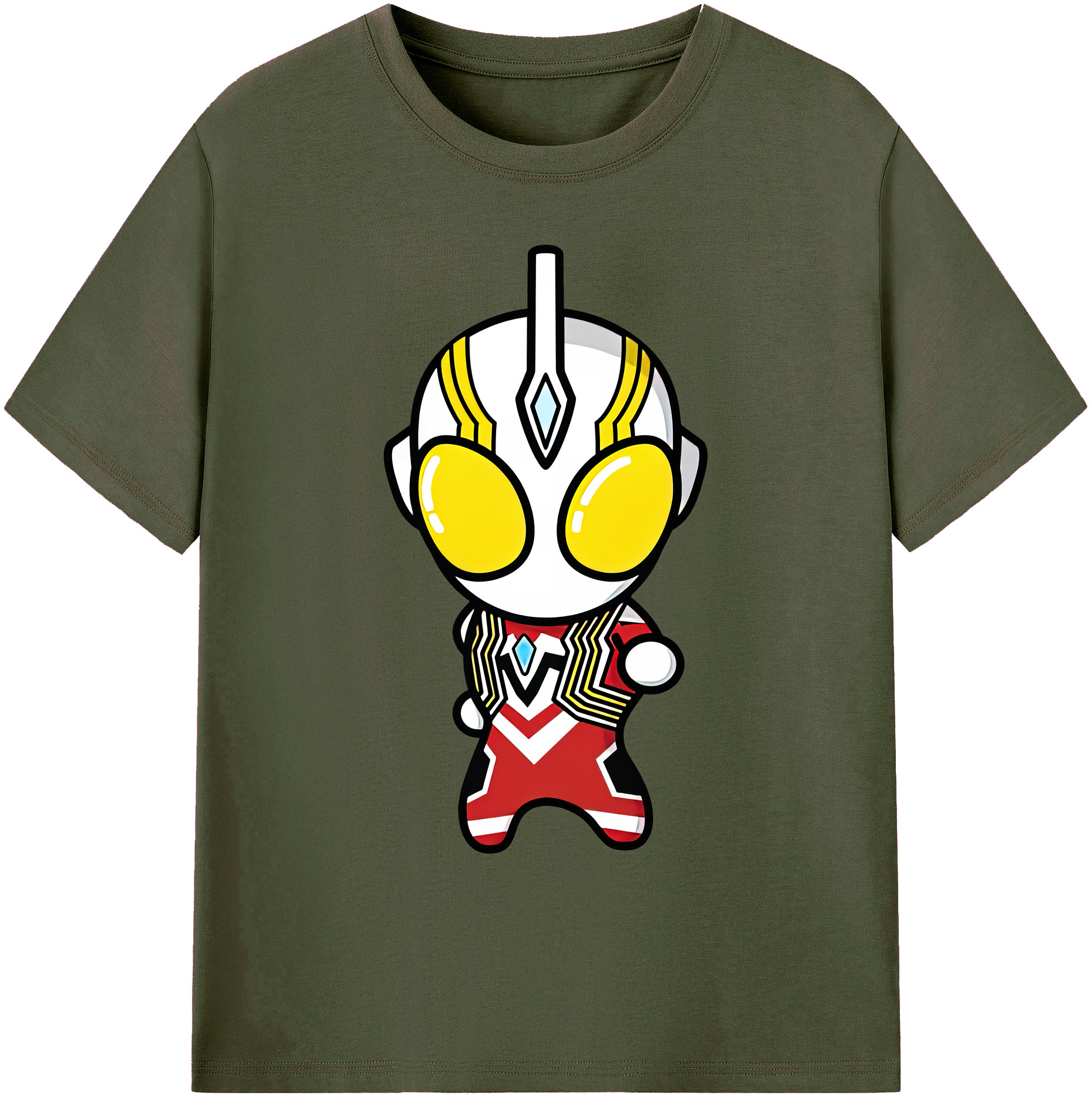 （画像用） ウルトラマン Ultraman 綿100％ メンズ半袖Tシャツ｜肌触りやわらか＆通気性